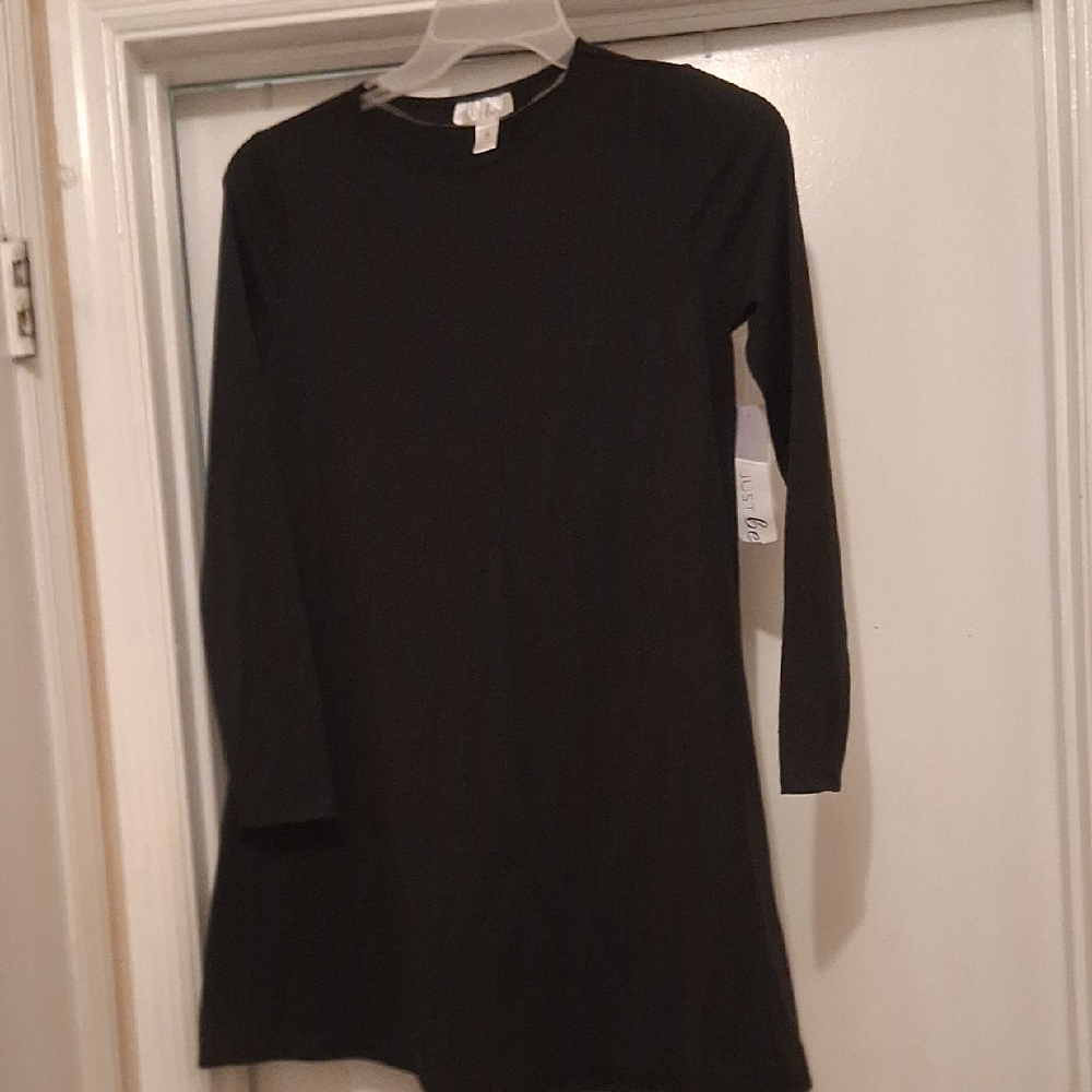 Elegant Black Long Sleeve Dress